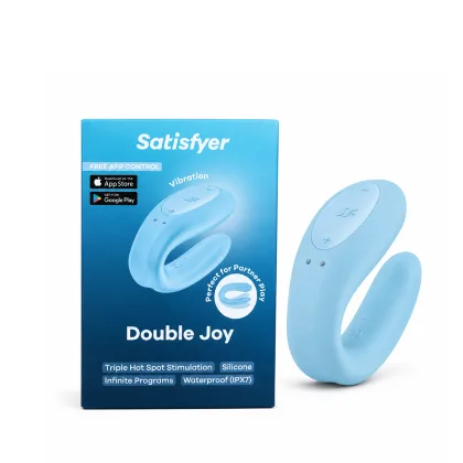 Satisfyer Double Joy - Color: AZUL