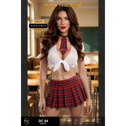 Disfraz Musa Colegiala DC04