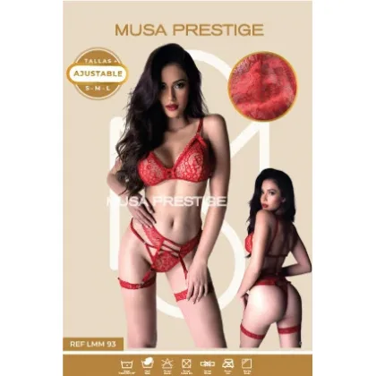 Lencería Musa LMM93 ROJO