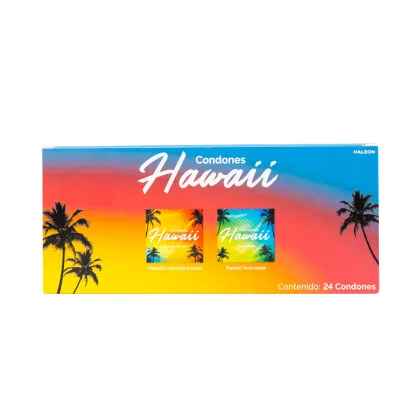 Condones Hawaii x24 Unidades