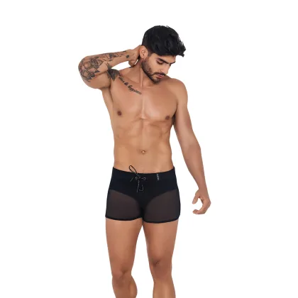 Short con Transparencia Clever - Talla: S, Color: Negro