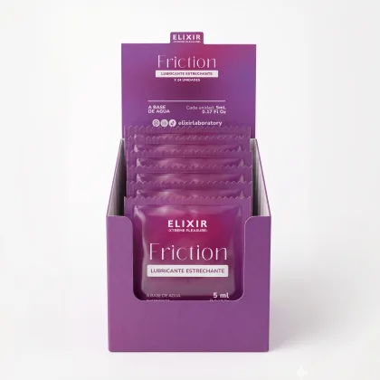 Lubricante Estrechante Friction Elixir - Tamaño: Sachet Caja x 24 (5ml)