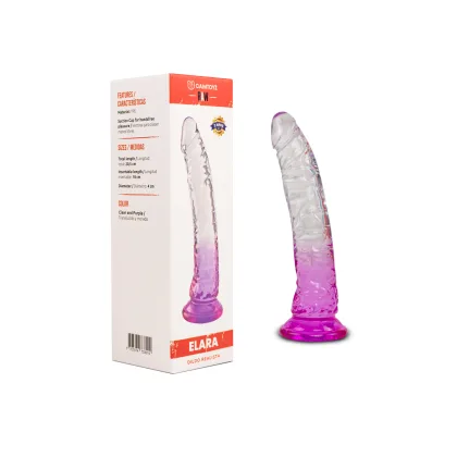 Dildo Realista Elara 20.5 cm Camtoyz - Color: Morado