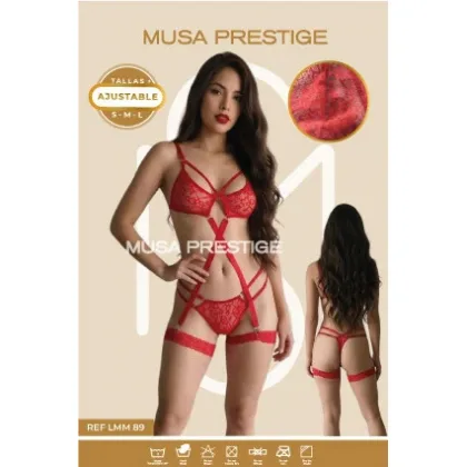 Lencería Musa LMM89 ROJO