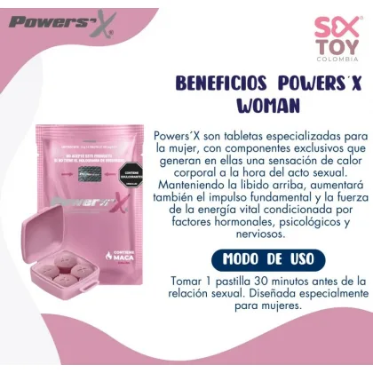 Power x Woman Set x 4 Comprimidos