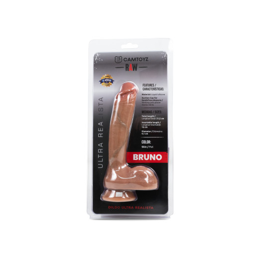 Dildo Ultra Realista Bruno 17 cm Camtoyz