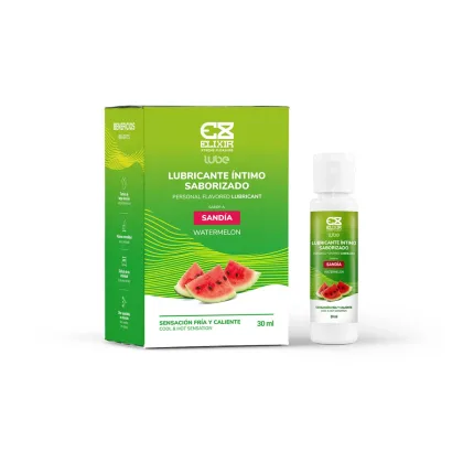 Lubricante Saborizado Sandía Elixir - Tamaño: 30ML
