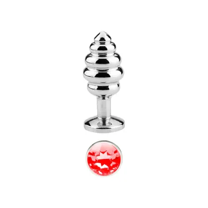 Plug Anal Aquiles Camtoyz (Sin caja) - Color: Rojo