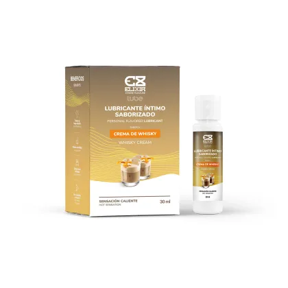 Lubricante Saborizado Crema de Whisky Elixir - Tamaño: 30ML