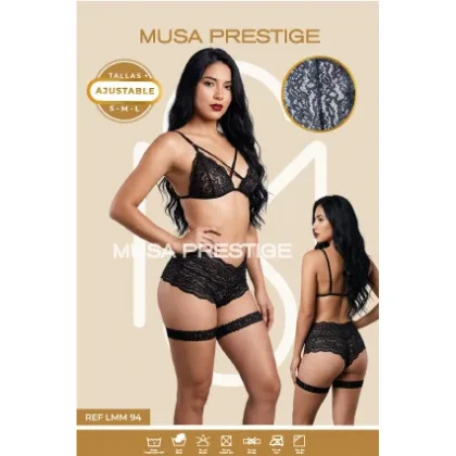 Lencería Musa LMM 94 NEGRO