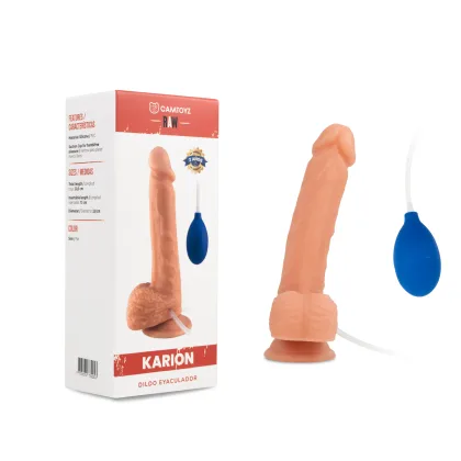 Dildo Realista Eyaculador Karion 21,5 cm Camtoyz
