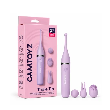 Triple Tip Vibrador Camtoyz