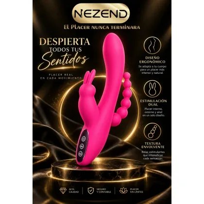 Vibrador Conejo Triple Placer