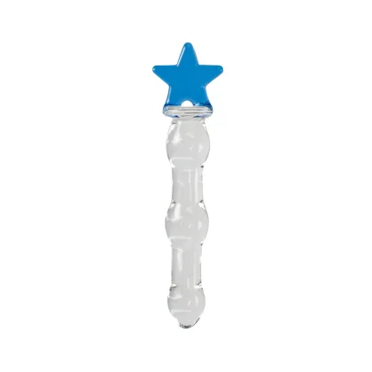 Dildo de Vidrio Blue 18 cm - Tipo: Star