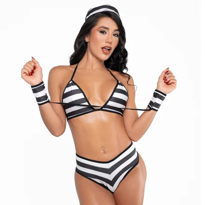 Disfraz Prisionera Sexy Lerot - Talla: ML