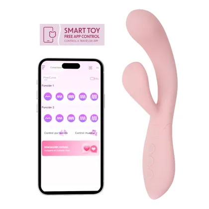 FlexiCurve Vibrador Rabbit Ergonómico con App Camtoyz
