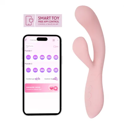 FlexiCurve Vibrador Rabbit Ergonómico con App Camtoyz