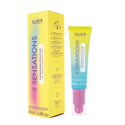 Lubricante 5 Sensaciones Elixir - Tamaño: 30ML