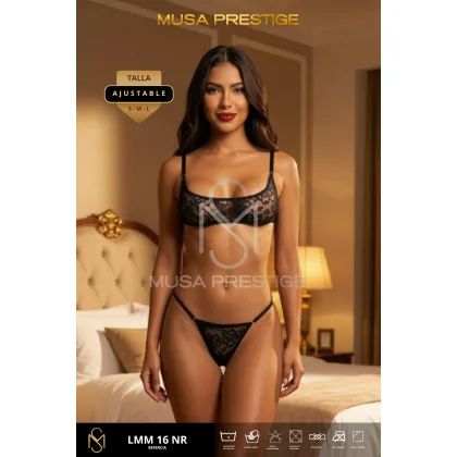 Lencería LMM 16 NEGRO