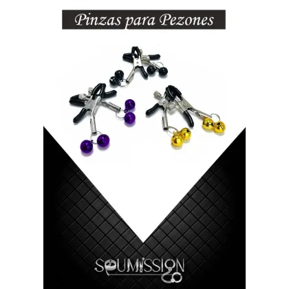 Pinzas Para Pezón con Cascabel