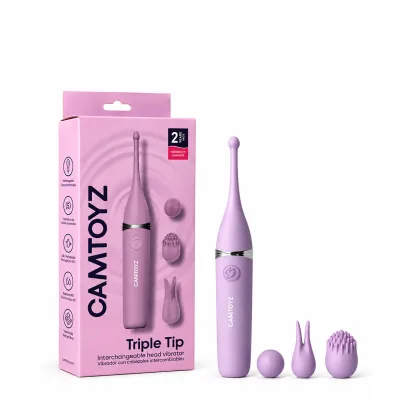 Triple Tip Vibrador Camtoyz