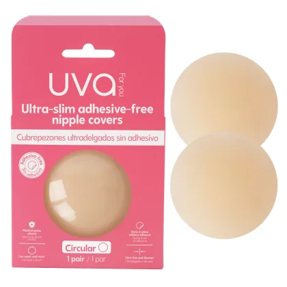 Cubrepezones sin Adhesivo UVA - Color: Nude