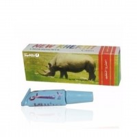 Rhino Azul en Crema