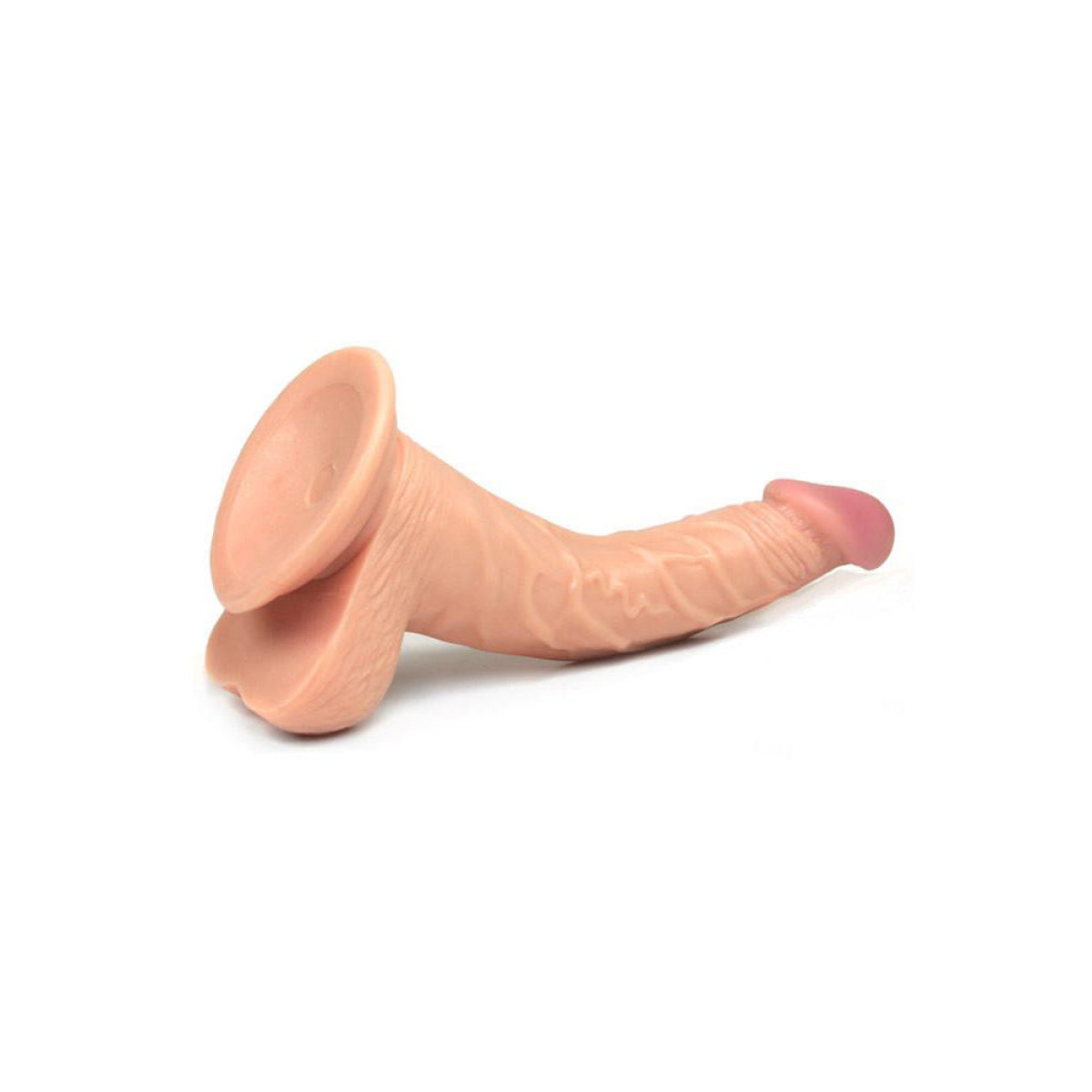 Dildo Curvo Realista Aton 17.5 cm Camtoyz Dildo Curvo Realista Aton 17.5 cm Camtoyz