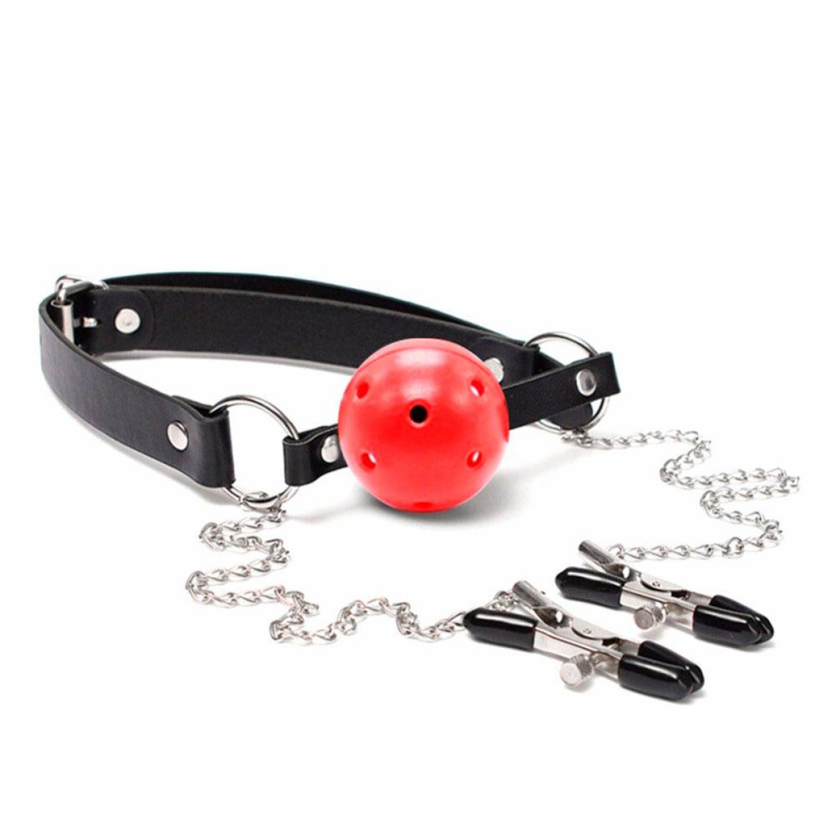 Ball Gag con Pezonera Jatt Ball Gag con Pezonera Jatt
