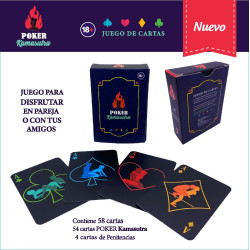 Juego de Cartas Eróticas Poker Kamasutra Juego de Cartas Eróticas Poker Kamasutra