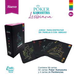 Juego Cartas Poker Kamasutra Lesbi EG Juego Cartas Poker Kamasutra Lesbi EG
