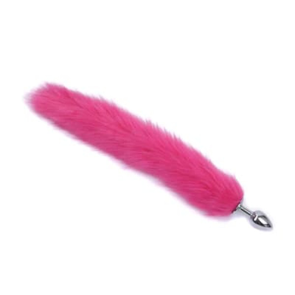 Plug Anal Con Cola Poison Fucsia