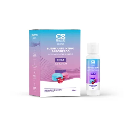 Lubricante Saborizado Chicle Elixir - Tamaño: 30ML