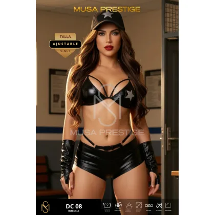 Disfraz Musa Policia DC07