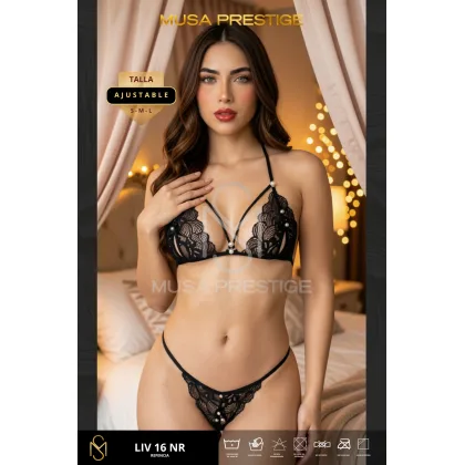 LENCERIA LIV16 NEGRO