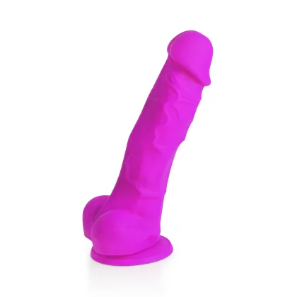 Dildo Realista Amón - Tamaño: 18 cm, Color: Morado