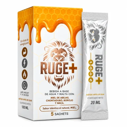 Potencializador Ruge+ Caja x5 Sachets