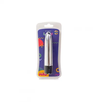 Mini Bala Vibradora Mad Camtoyz - Color: Plateado