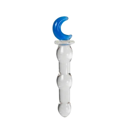 Dildo de Vidrio Blue 18 cm - Tipo: Crescent