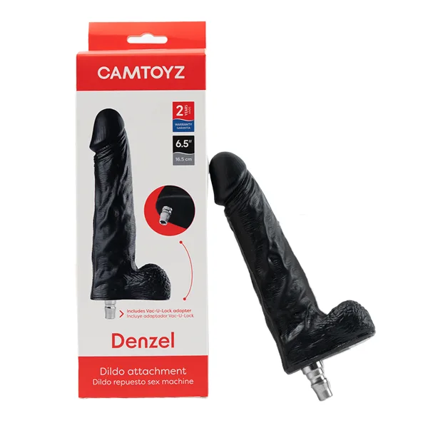 Adaptador Dildo Denzel (Repuesto Sex Machine) Camtoyz - Color: Negro