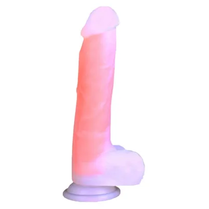 Dildo Luminous 19 cm - Color: Naranja