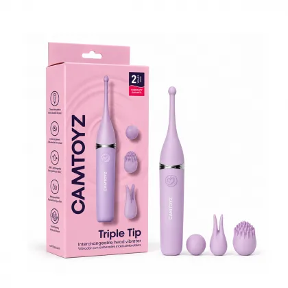 Triple Tip Vibrador Camtoyz