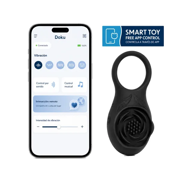 Anillo Vibrador Doku Con App Camtoyz