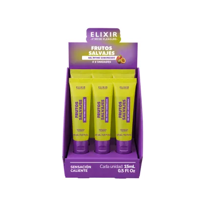 Gel Íntimo Saborizado Frutos salvajes Elixir