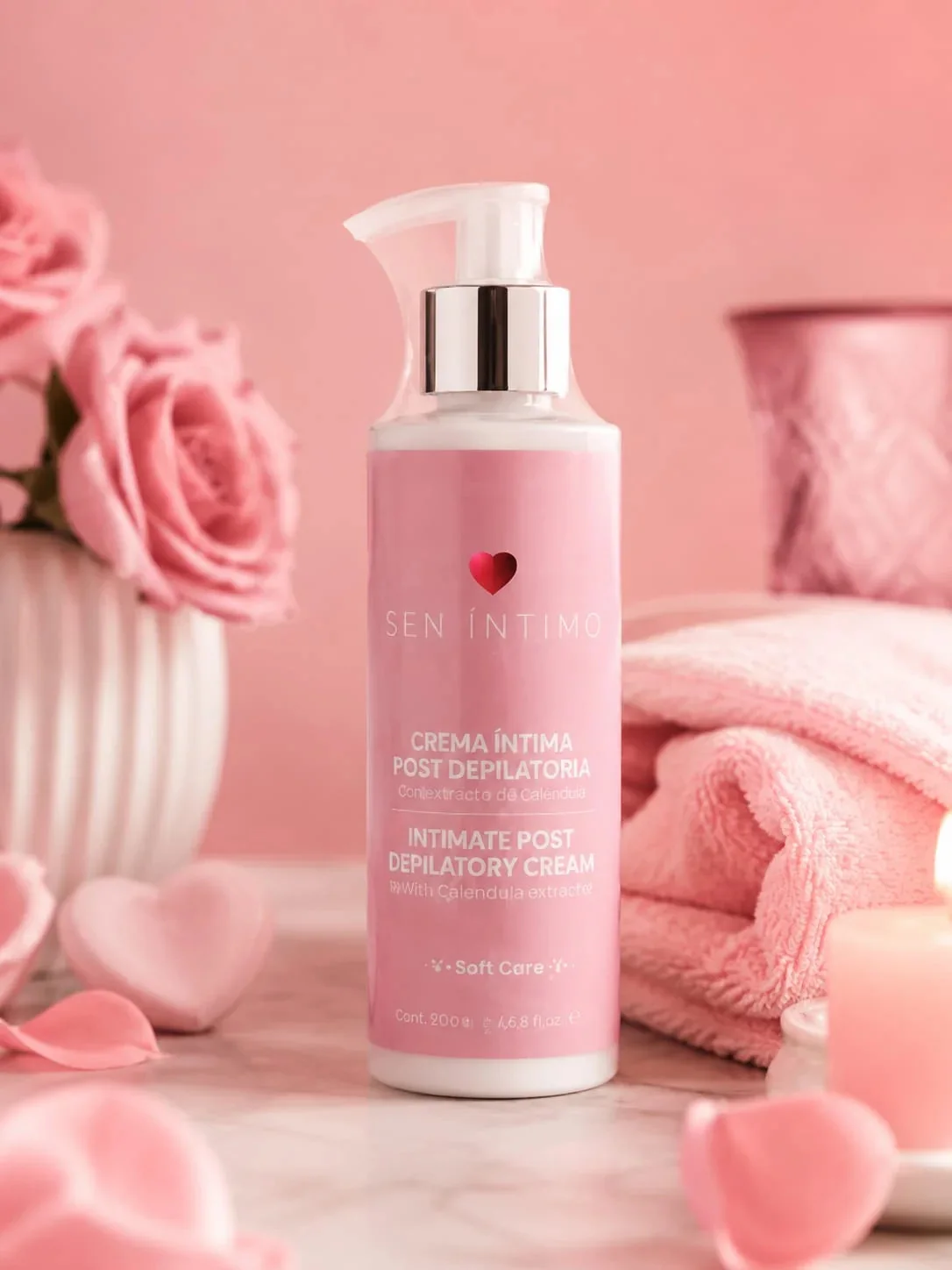 Crema Íntima Post Depilatoria 200 Ml Sen Intimo