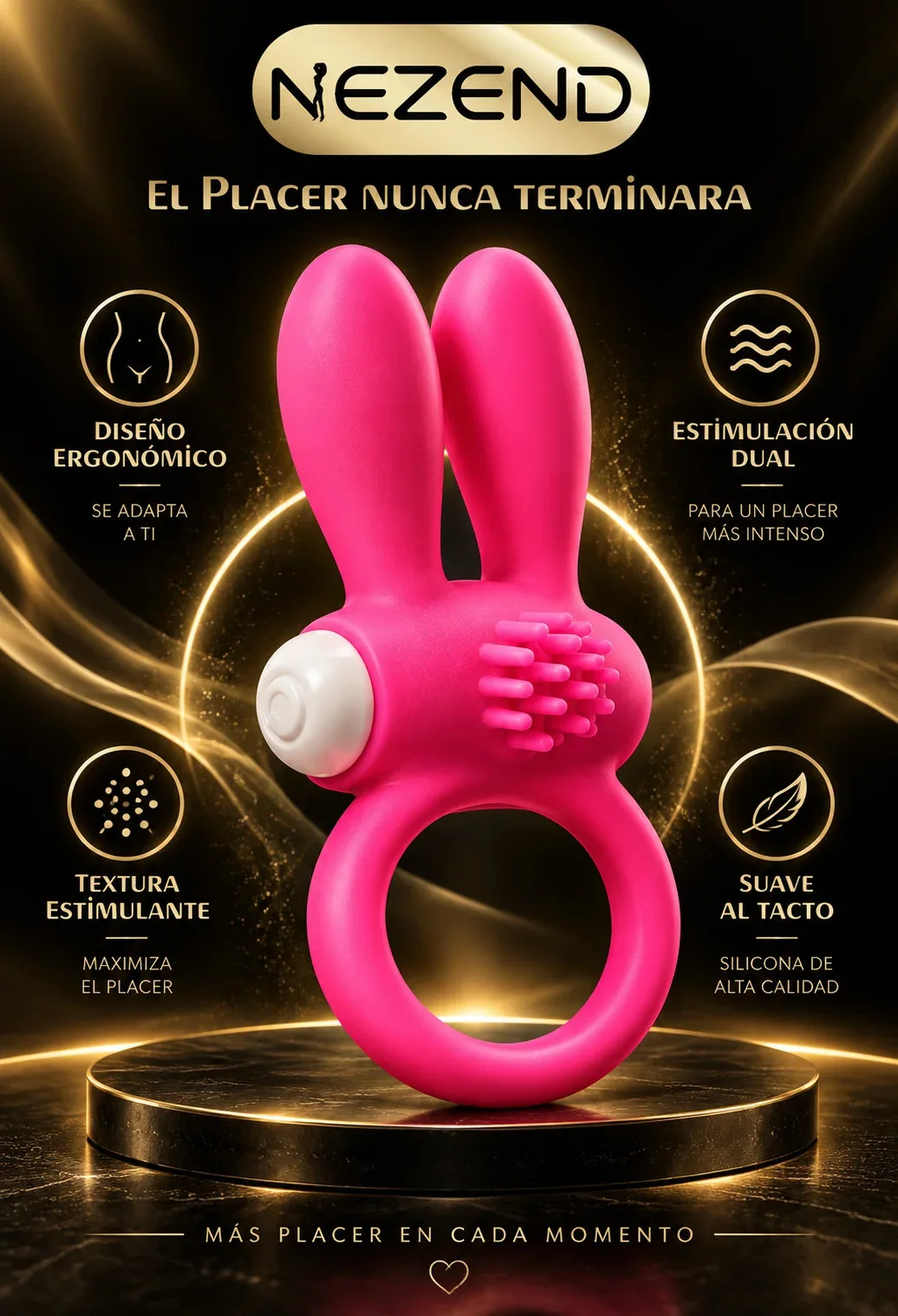 Anillo Conejo 10 Modos de Vibración