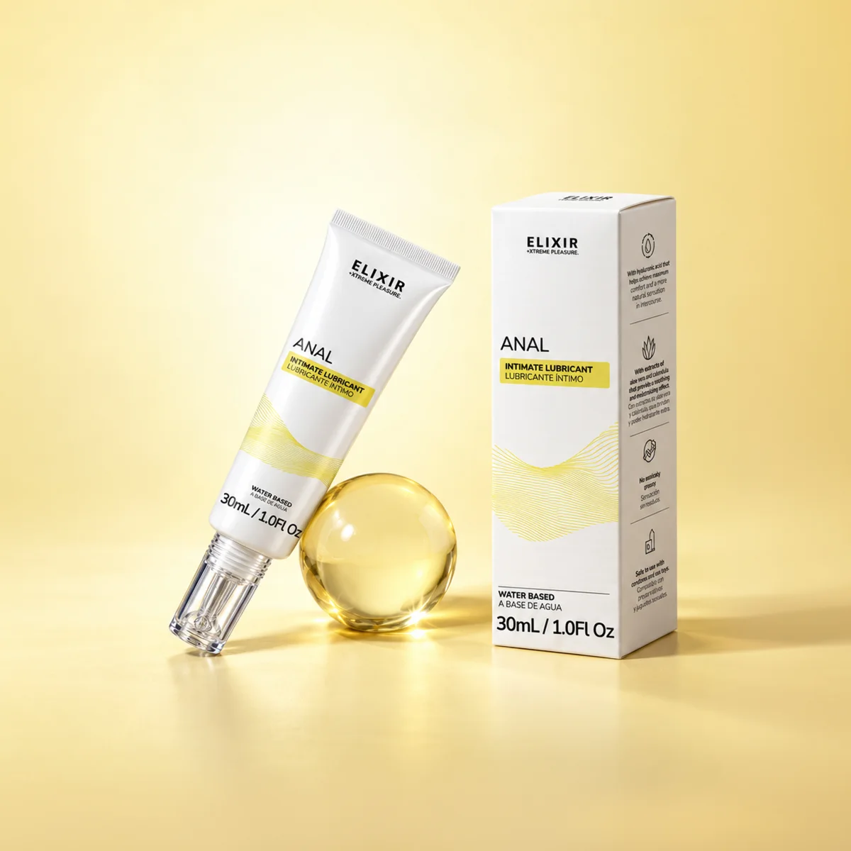 Lubricante Anal Elixir sin lidocaína 30 ml
