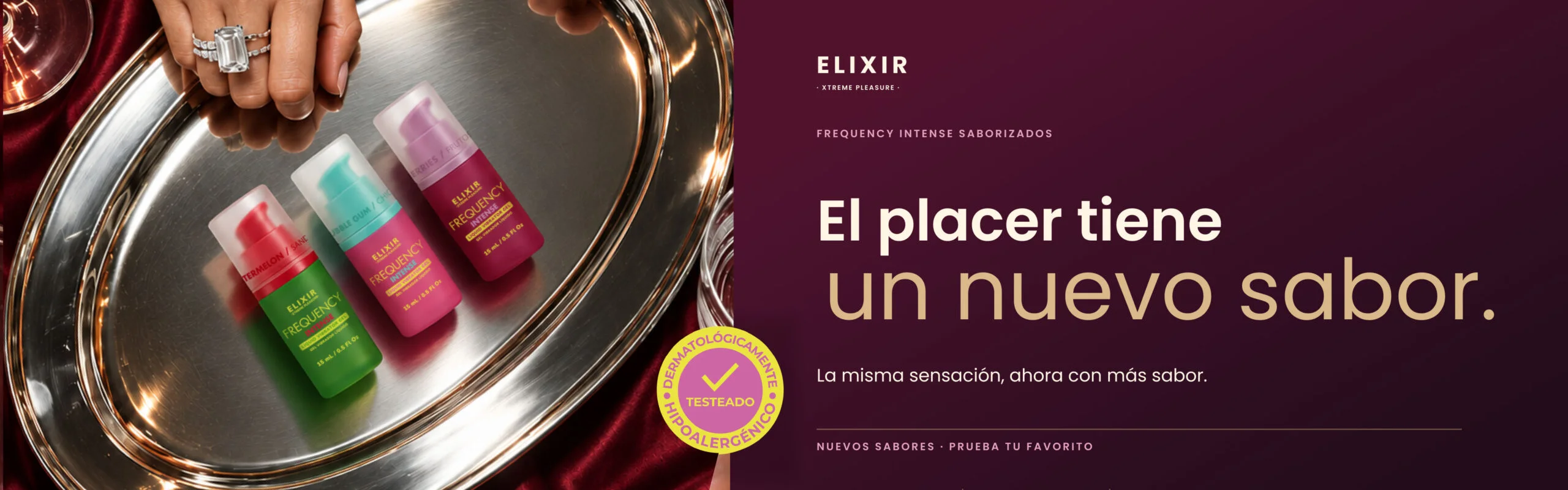 Elixir Frequency Intense Saborizados
