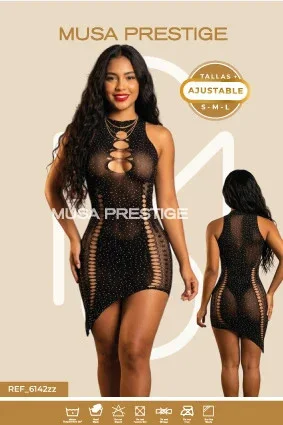 Malla Erotica Perlada Ref.6142Z