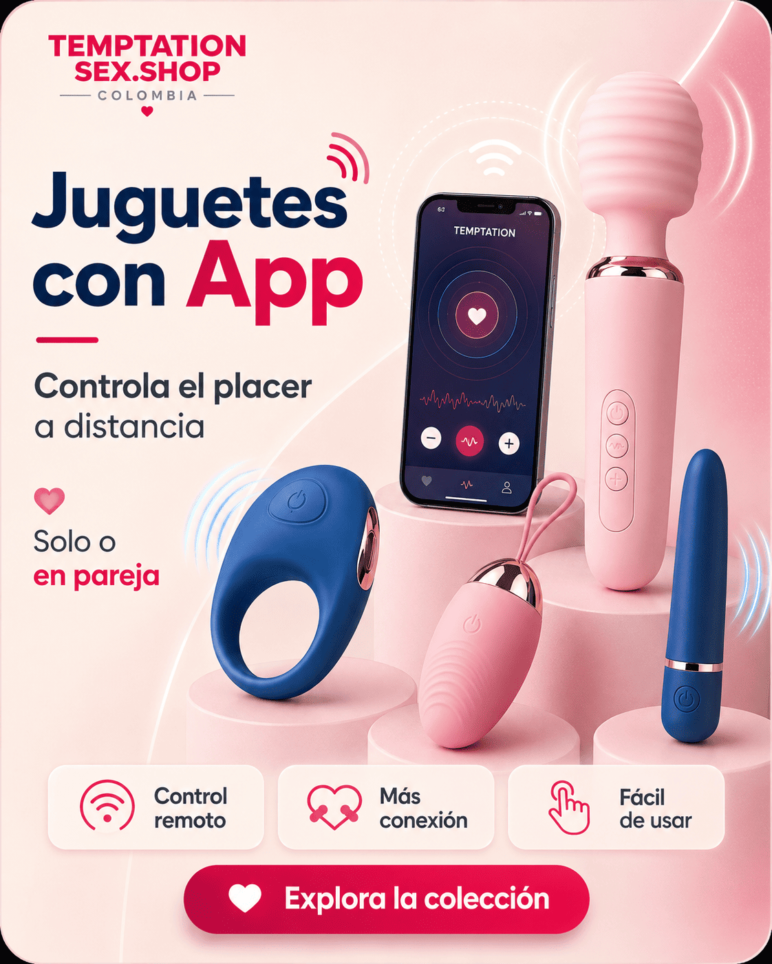 Juguetes con App Temptation Sex Shop